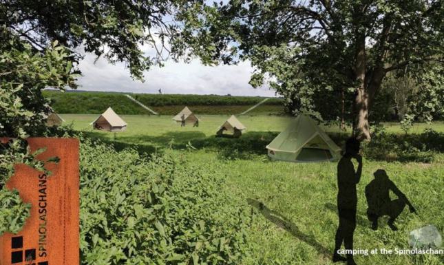 Camping at spinolaschans