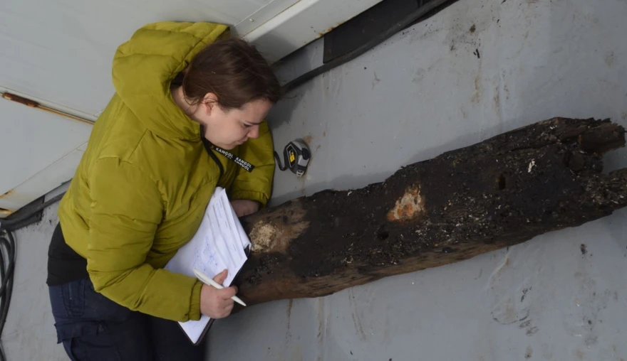 Onderzoek naar scheepsconstructie in volle gang