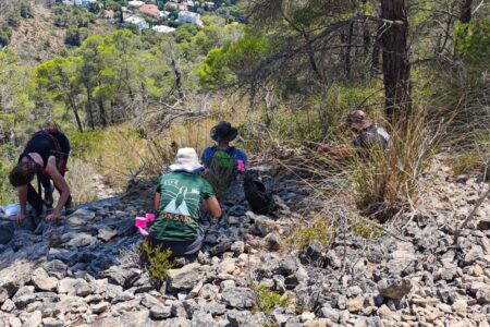 Academic hiking; surveying the mountains on Mallorca