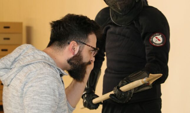 Inspecting the damage